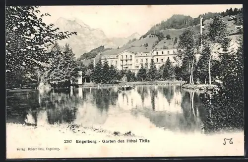 AK Engelberg, Garten des Hotel Titlis