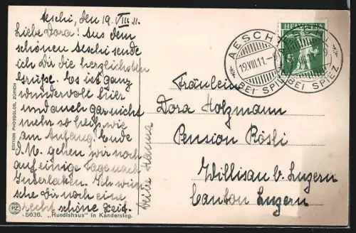 AK Kandersteg, Das Ruedihaus