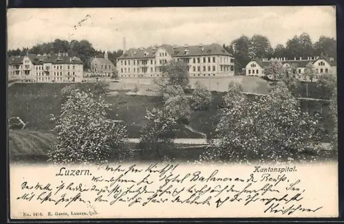 AK Luzern, Kantonspital mit Anlagen