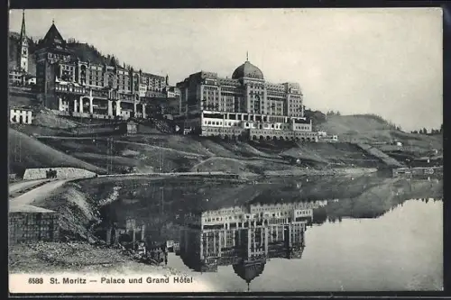 AK St. Moritz, Palace und Grand Hôtel