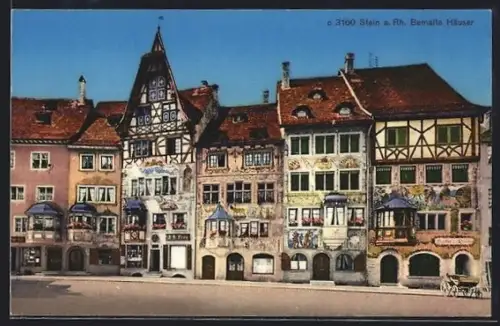 AK Stein am Rhein, Bemalte Häuser