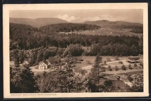 AK Sihlwald /Sihltal, Ortsansicht mit Restaurant