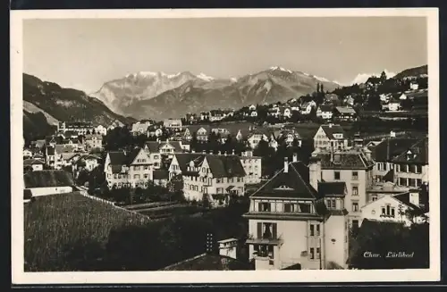 AK Chur, Lürlibad, Blick über die Dächer