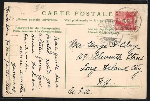 AK Genève, Ortsansicht, Denkmäler, Wappen