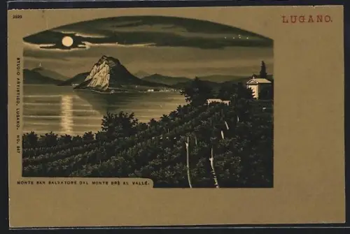 AK Lugano, Monte San Salvatore dal Monte Brè al Vallé