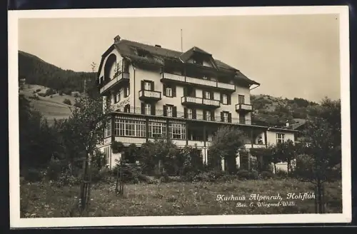 AK Hohfluh, Kurhaus Alpenruh, Bes. E. Wiegand-Willi