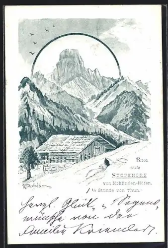 AK Hohlinden-Höfen, Blick aufs Stockhorn