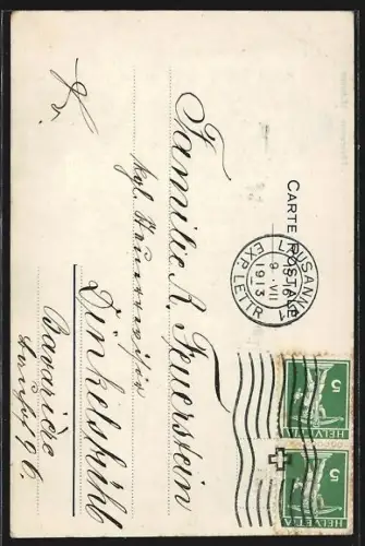 AK Lausanne, Hotel Beau-Séjour, Propr. R. Pasche