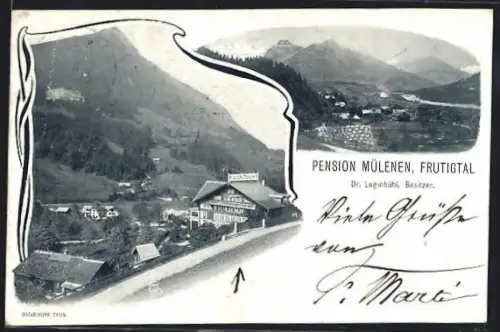 AK Mülenen /Frutigtal, Pension Mülenen, Inh. Dr. Luginbühl