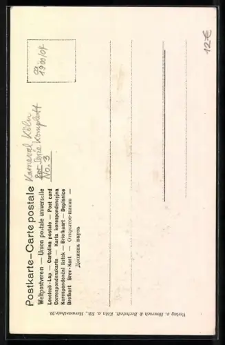 AK Köln, Kölner Karneval, Funken-Infanterist, Fasching