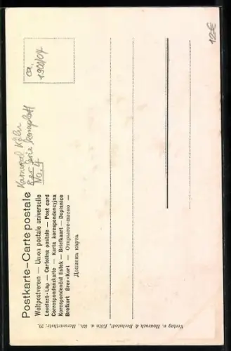 AK Köln, Kölner Karneval, Hauptmann der Funken-Artillerie, Fasching