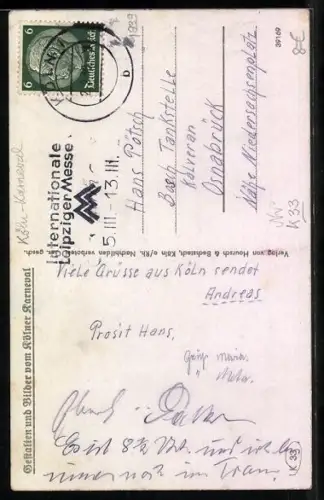 AK Köln, Kölner Karneval, Kölsche Funke rut-wiess vun 1823, Funken-Mariechen und -Offizier, Fasching