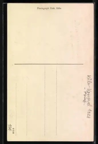 AK Köln, Kölner Karneval 1928, Franz Josef I., Franz Robens, Prinz Karneval, Fasching