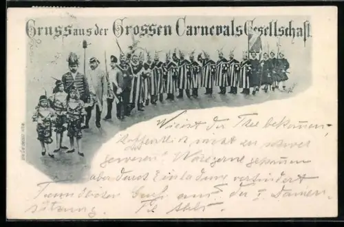 AK Köln, Grosse Carnevals-Gesellschaft, Fasching