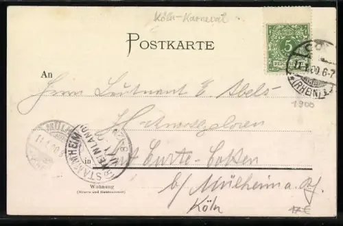 AK Köln, Grosse Carnevals-Gesellschaft, Fasching