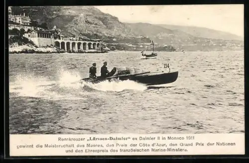 AK Monaco, Rennkreuzer Lürssen-Daimler ex Daimler II 1911