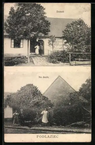 AK Podlazice, Domek, Na dvore