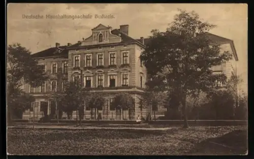 AK Budweis, Deutsche Haushaltungsschule