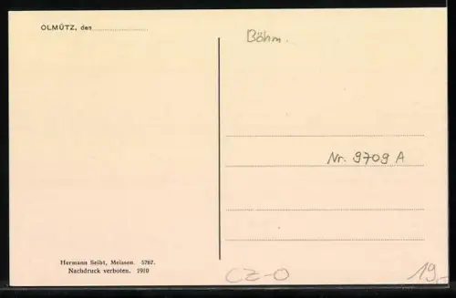 AK Olmütz, Mädchen-Vollks- und Bürgerschule in der Johannesgasse