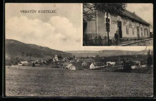 AK Vrbatuv Kostelec, Gasthaus, Ortspartie