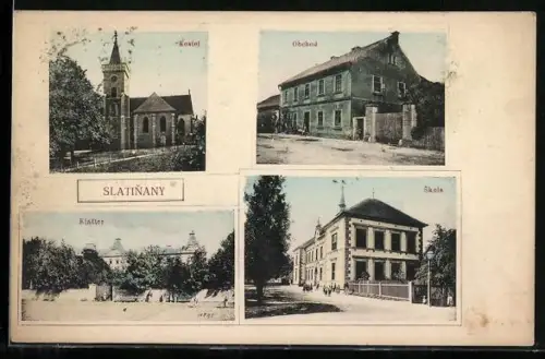 AK Slatinany, Skola, Kostel, Klaster, Obchod