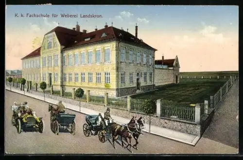 AK Landskron, K. k. Fachschule für Weberei