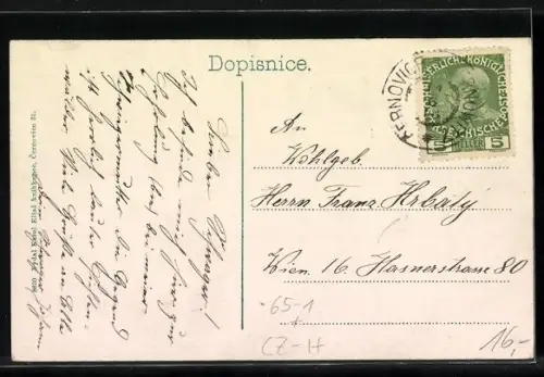 AK Cernovice, Nadrazi, Skola, Zamek, Namesti