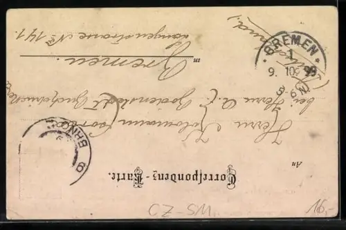 AK Brünn, Partie in der Neugasse