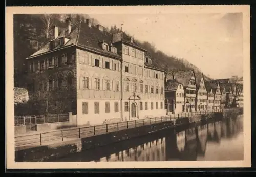 AK Calw, Blick in die Calwsche Bischofstrasse