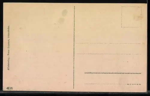 AK Ottensheim a. D., Ortsansicht mit Feldern