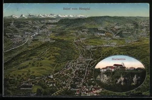 AK Mariastein, Panorama mit Kloster