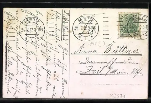 AK Metz, Prinz Friedrich Karl Tor