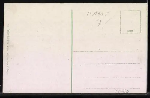 AK Metz, Prinz Friedrich Karl-Tor mit umliegenden Gebäuden