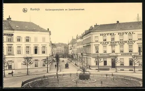 AK Kortrijk, Guldensporenplaats en Spoorbaanstraat
