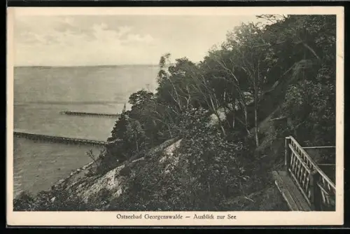 AK Georgenswalde, Ausblick zur See