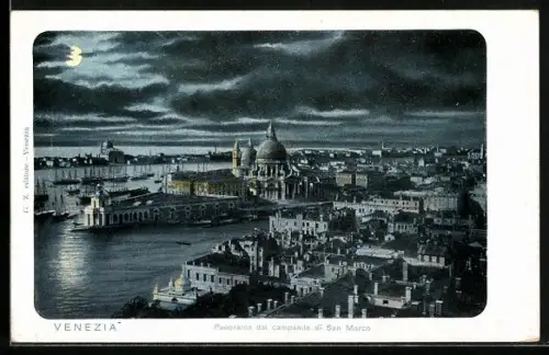 AK Venezia, Panorama dal campanile di San Marco