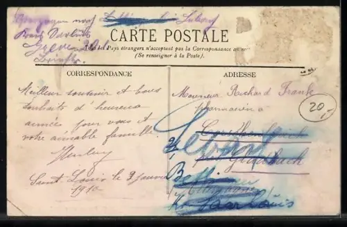 AK Saint-Louis, Un Quai de St-Louis sur le petit bras du fleuve Sénégal