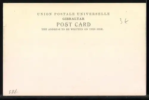 AK Gibraltar, Blick auf den Leuchtturm