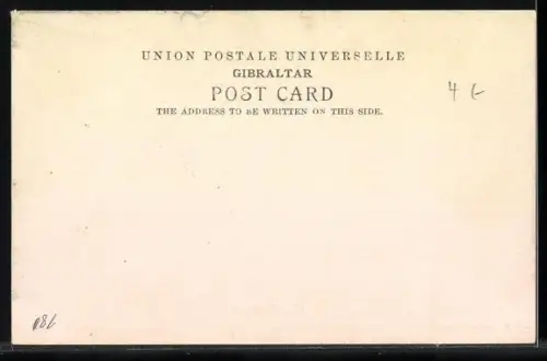 AK Gibraltar, Strassenleben auf der Church Street