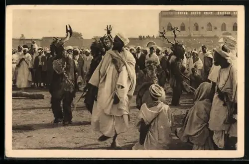 AK Marrakech, Danseurs Arabes-Place Djema el Fena
