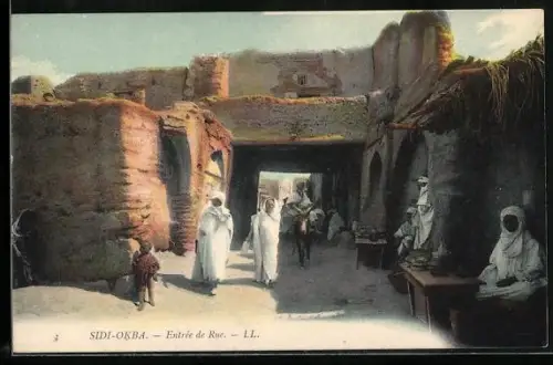 AK Sidi-Okba, Entrée de Rue
