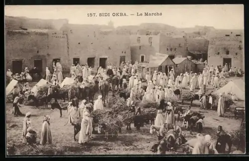AK Sidi-Okba, Le Marché, Handel auf dem Markt