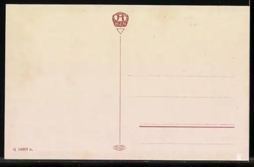 Künstler-AK Edward Harrison Compton: Auronzo di Cadore, Tre Cime di Lavaredo