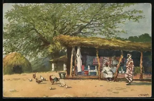 Künstler-AK Mpapua, Inderladen