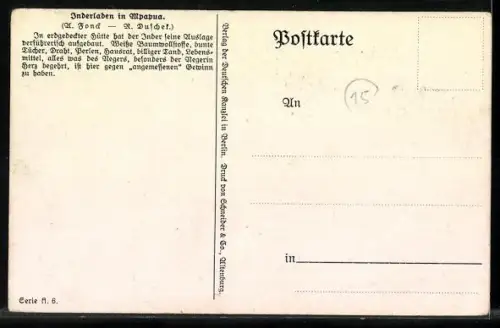 Künstler-AK Mpapua, Inderladen