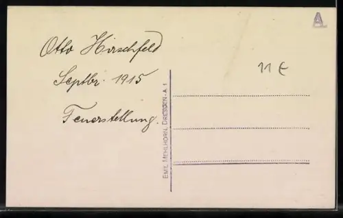 Foto-AK Givenchy, Kirche in Trümmern, 1915