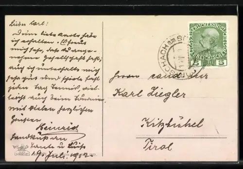 AK Pörtschach am Wörthersee, Panoramablick vom Berg