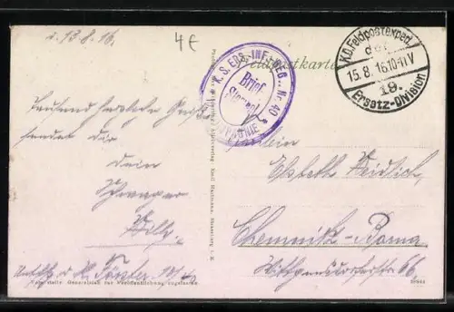 AK Cirey-sur-Vezouze, Schloss Chatillon