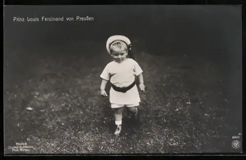 AK Prinz Louis Ferdinand von Preussen im Kindesalter, Matrosen-Uniform