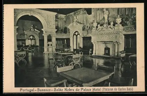 AK Bussaco, Salao Nobre do Palace Hotel, Pinturas de Carlos Reis